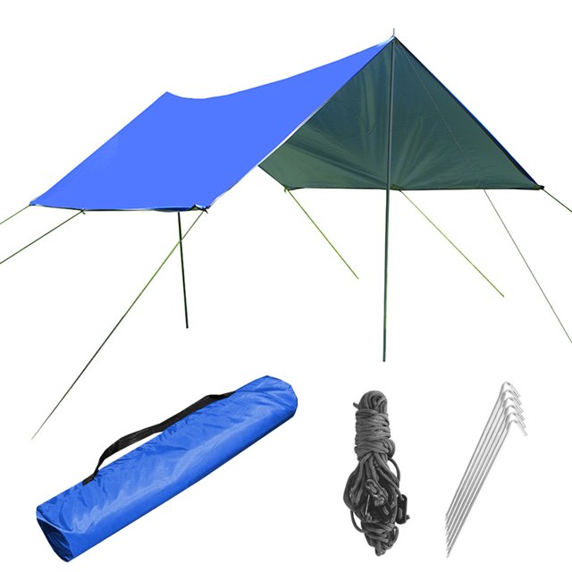 Outdoor Multifunctional Sun Shade Sail Rectangle Canopy for Outdoor Camping Patio Lawn Garden Backyard Awning