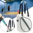 thumbnail image 1 of Bolsa para raqueta de tenis, multifuncional, decorativa, con asas, bolsa de mano para tenis, bolso de hombro para bádminton, para actividades al aire, 1 of 8