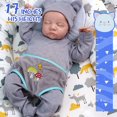 thumbnail image 2 of Bebé Reborn Muñecas Muñeca bebé realista con cuerpo blando Regalo para niños mayores de 3 años Petmoko 183, 2 of 5