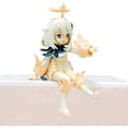 thumbnail image 1 of Figura de impacto Genshin, postura sentada, figura de Paimon, figura de anime de PVC de 5,1 pulgadas, decoraciones de escritorio, 1 of 3