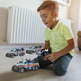 thumbnail image 4 of 1:64 Scale Mini Alloy Truck RC Car with LED Lights, 2.4Ghz Remote and App Control Toy Car, 3-Speed Adjustment Pocket Toy Car,Christmas Gifts for Grandkids(White#B), 4 of 7