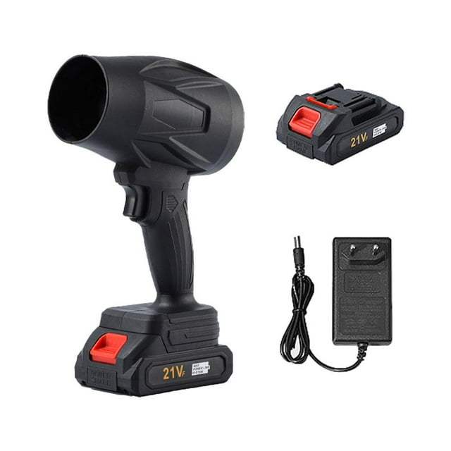 Souffleur de Feuilles Sans Fil 21V Souffleur de Feuilles Électrique Portatif Chargeur de Batterie avec