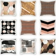 thumbnail image 5 of New Simple Abstract Geometric Pillow Case Fashion Short Plush Sofa Cushion Case Personalized Printing Pillow Cover, 5 of 5