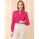thumbnail image 3 of AllegK Dde San Patricio profesional Blusas de gade manlarcon cuello alto elegante pamujer RoroXL, 3 of 6