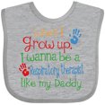 thumbnail image 3 of Inktastic Respiratory Therapist Like Daddy Boys or Girls Baby Bib, 3 of 4