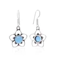 thumbnail image 2 of 925 Sterling Silver Dangle Earrings with Real Gemstones Handmade Women’s Jewelry Gift for Wife, Mom, Girlfriend, 2 of 6