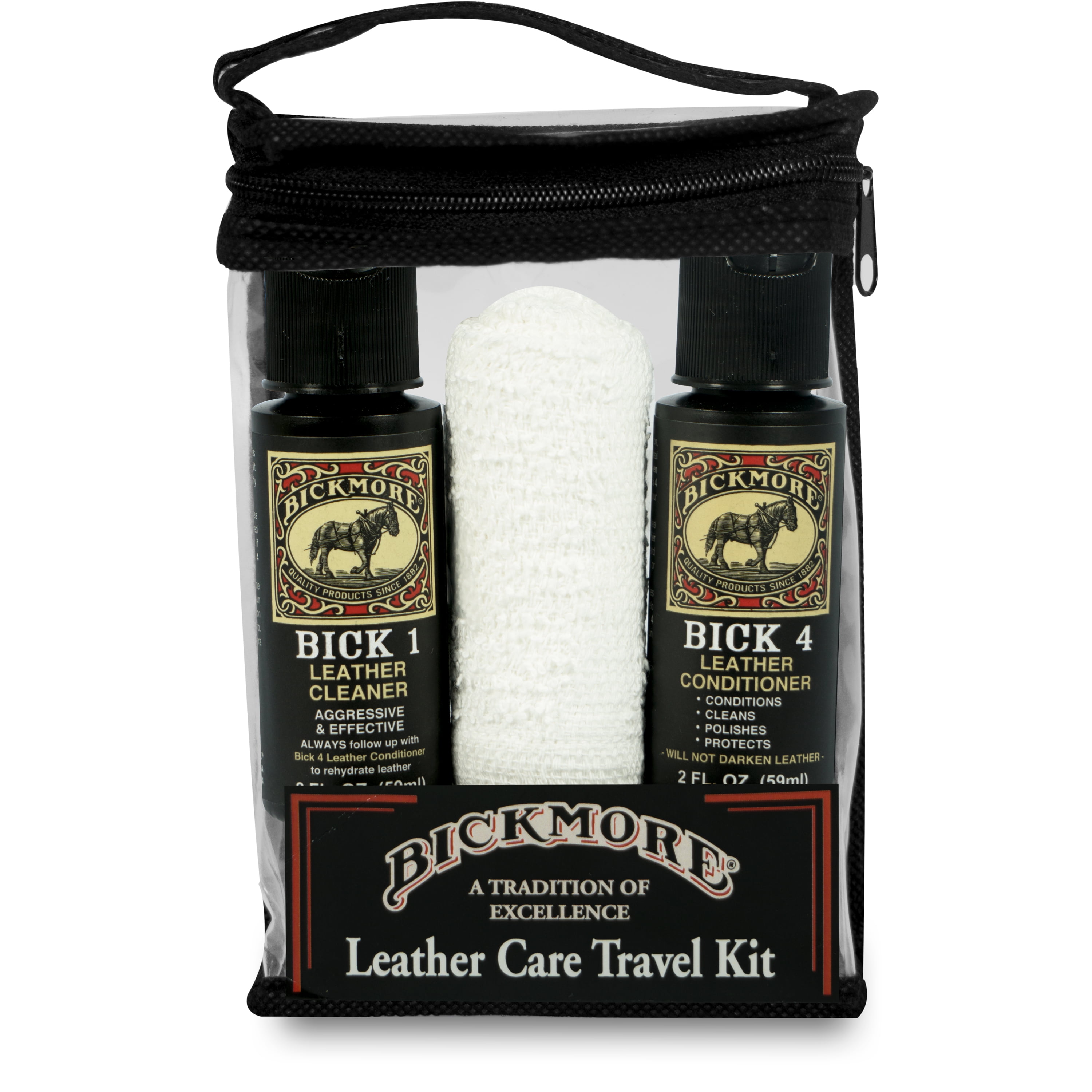 Bickmore Leather Shoe & Boot Travel Care Kit Great For Repairs