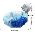 thumbnail image 3 of Xihbxyly Nido para Pájaros de Exterior con Ventosas - Cálido y Suave Nido para Loros y Pájaros Pequeños - Diseño Resistente a La Intemperie - Ajuste Universal para Jaulas, Coches y Árboles - Forro La, 3 of 3
