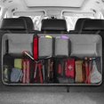 thumbnail image 1 of Car Organizer Car Storage 4th Gene [Super Capacity] Car Organizer, Equipped with [Elastic Net & 4 Magic Stick] Car Storage Trunk, New Premium Fabric, 1 of 3