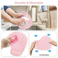 thumbnail image 6 of Ergonomic Mouse Pad with Wrist Rest Support, Eliminates All Pains, Carpal Tunnel, Wrist Discomfort, Non-Slip Base PU Gaming Mouse Mat for Laptop, Mac, Durable & Comfortable & Easy Typing, Pink, 6 of 6