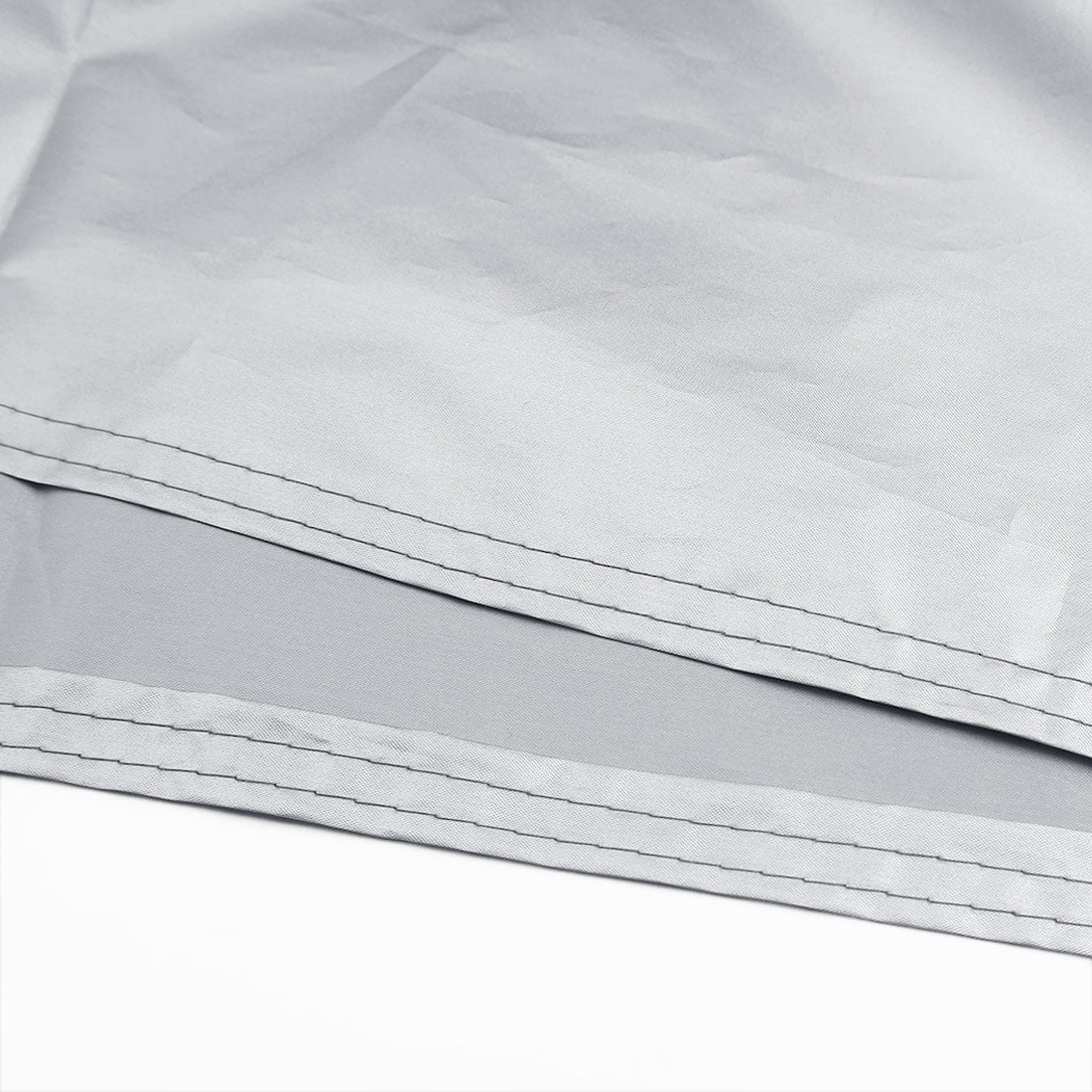 Black+Silver Waterproof Motorcycle Bike Cover Scooter Rain Outdoor Protector