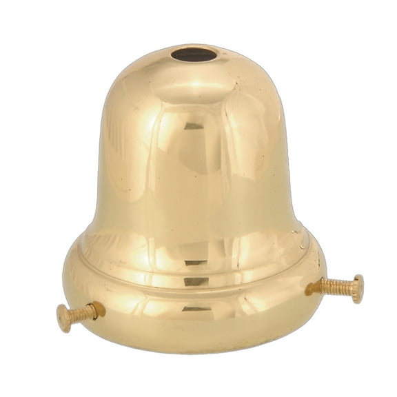 B&P Lamp® 2 1/4" Fitter, Bell-Type Shade Holder, Unfinished Brass
