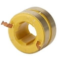 EseeAier Slip Ring Brass Conductive Collector 2 Way 22mm ID 38mm OD for