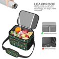 thumbnail image 4 of Lunch Box Pioneer Flower Floral Print Pattern Insulated Lunch Bag for Women Men,Medium Leakproof Lunchbox Cooler Bag Adjustable Strap,10 X 6.7 X 8 Inches, 4 of 6