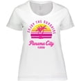 thumbnail image 3 of Inktastic Summer Enjoy the Sunshine Panama City Florida in Pink Women's Plus Size T-Shirt, 3 of 5