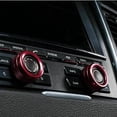 thumbnail image 4 of 2x Couvercles de Boutons de Radio en Alliage Rouge pour Porsche 911 pour Cayenne Macan, 4 of 7