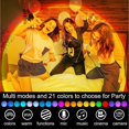 thumbnail image 2 of Proyector de lámpara de atardecer con control por aplicación, 21 colores cambiantes, rotación de 360 grados, LED, 2 of 5