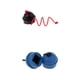 thumbnail image 1 of 3Pc De Tenedores De Goma De Billar Duradero Y Portátil, Azul + Negro, 1 of 9