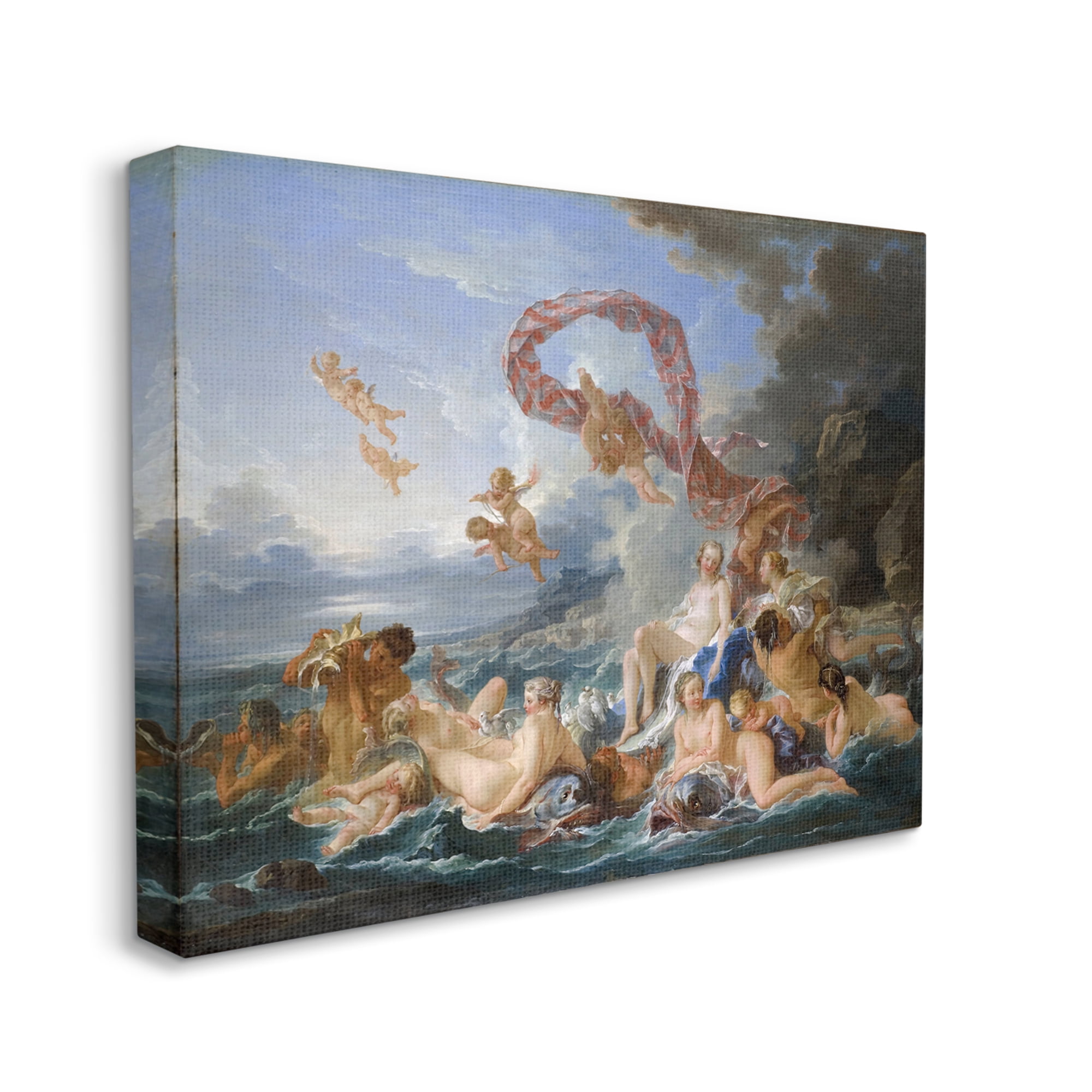 Stupell Industries The Triumph of Venus Francois Boucher Classic Painting Painting Gallery Wrapped Canvas Print Wall Art, Design by one1000paintings