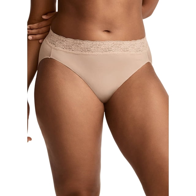 Jockey Bikini en Dentelle Sans Ligne de Culotte Promesse Tactel