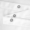 thumbnail image 5 of Awesome Home Waffle Weave Shower Curtain with Snap-in Liner 12 Hooks Included 71"Wx72"L - White, 5 of 5