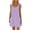 Purple, variant on Hrsba Summer Plus Size Dress,Women's Beach Dress Beachwear Coverups Casual Vacation Short Summer Dresses,Womens Casual Sleeveless Round-Neck Knee-High Dress