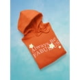 thumbnail image 3 of Retro Groovy Daisy Fabulous Hoodie Women -Image by Shutterstock, Female Small, 3 of 4