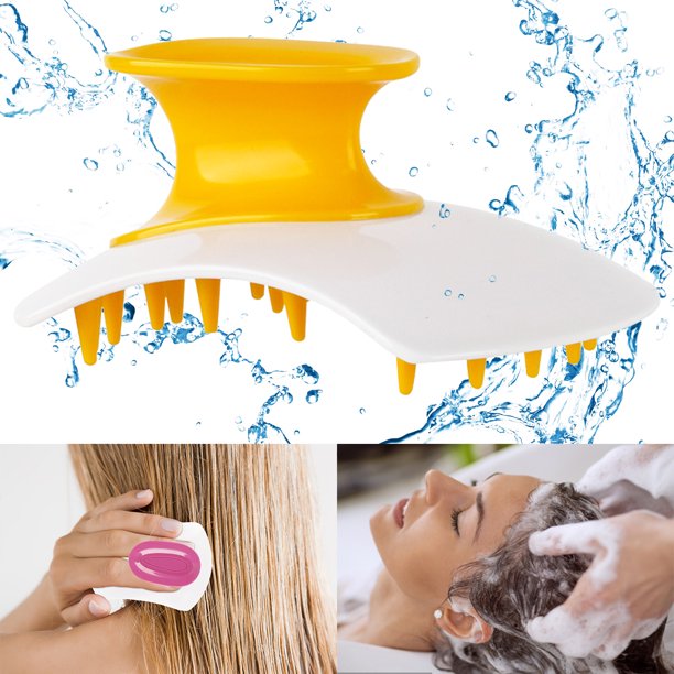 Cepillo Para Champú Para El Cabello, Depurador De Cuero Cabelludo De Silicona Suave, Masajeador Portátil Ergonómico Para El Cuero Cabelludo, Herramienta Para El Cuidado Del Cabello Muyoka Hogar