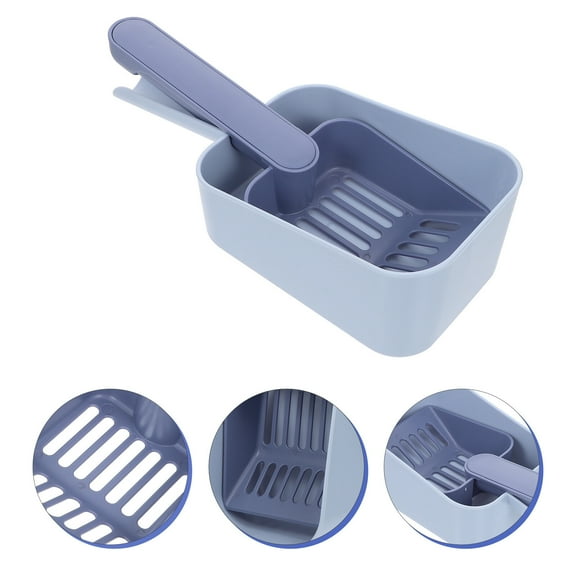 HOOWIFFY Cat Litter Scoop with Wide Mouth Design, Handle, Efficient Pet Litter Cleanup Tool, and Easy to Use, 1 Set
