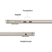 Apple 15 MacBook Air with M5 chip, 10 core CPU / 10 core GPU, 16GB Memory, 512GB SSD - Starlight