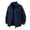 Dark Blue, variant on Paiwinds Men's Thick Fleece Lined Jacket Full Zip Stand Collar Long Sleeve Solid Color Winter Coat with Zippered Pockets for Warmth