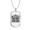 Military Chain (Gold), variant on Way True Life Jesus Christian Dog Tag Necklace Stainless Steel 24" Chain Silver Tone or Gold Tone