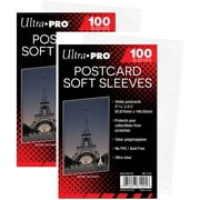 Ultra Pro Postcard Soft Sleeves, 2-Pack