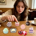 thumbnail image 4 of Clicker Squeeze Toys 3D Printed Chocolate Cupcake Relaxation Toys for Adult Relaxation Relief Cute Desk Decor for Office Women Gift, 4 of 6