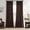 Coffee Brown-40"W x 84"L (Pack of 2), variant on Pinch Pleat Linen Curta104 Inch Length 2 Panels Set For Bedroom Dining Room Semi Sheer Boho Farmhouse Neutral Window Living Cream 50x104