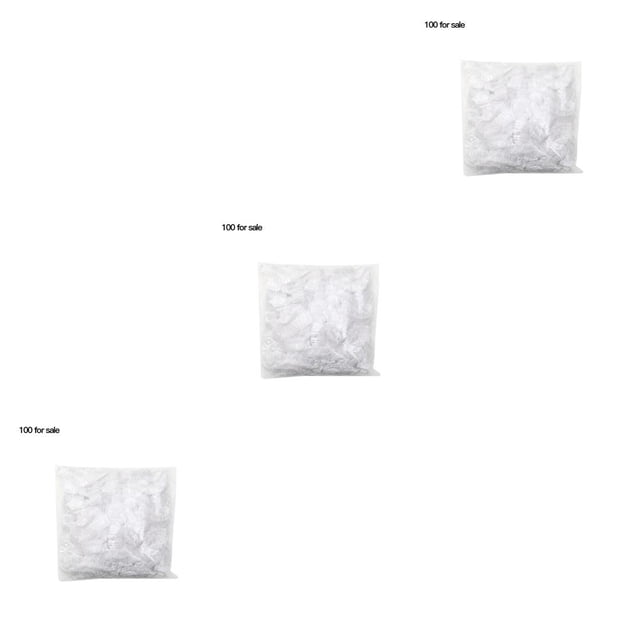 Naiovety 100 Uds. Cuencos de comida únicos envuelven la cubierta de mantenimiento fresco de verduras película de sellado elástica Universal s 3piezas Naiovety CBP134188