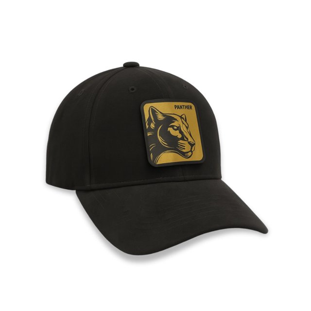 Knite gorra negra para hombre Panther gamuza cachuchas new para hombre