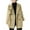 Khaki, variant on ​Straight-Cut Relaxed Coat: Double-Breasted, Asymmetrical Overlap & Hip-Length for Modern Autumn Style