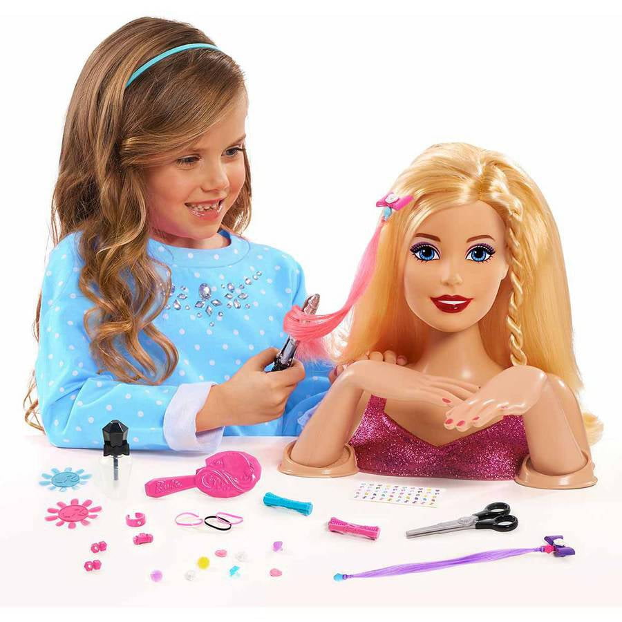 barbie deluxe styling head walmart