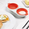 thumbnail image 5 of Jinsinto Pocher d'Oeufs au Micro-Ondes, Orange, 2 Tasses, 5 of 5