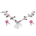 thumbnail image 1 of Simulación de decoración de flores para coche de boda, guirnalda de flores artificiales, flores rosas Estilo C, 1 of 8