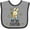 Heather and Black, variant on Inktastic My 1st Easter Boy Bunny Rabbit Boys Baby Bib