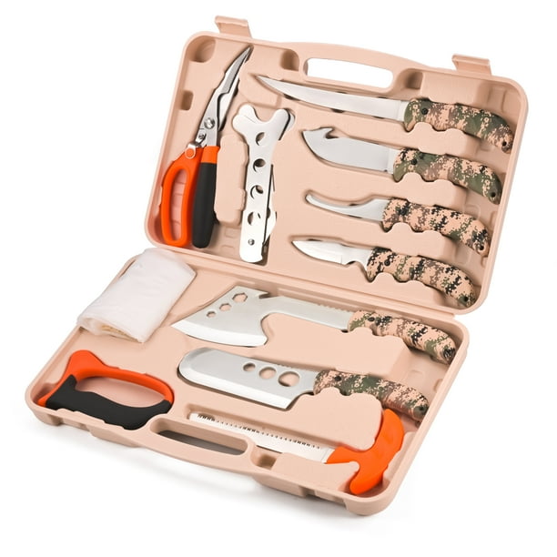 KNINE OUTDOORS Deer Knife Hunting Deer Knife Set Field Dressing Kit