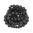 thumbnail image 4 of A&B Home Set of 3 Black 51"-Long Wooden Beaded Garlands, 4 of 9