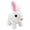 White, variant on JHEHF Electronic Plush Hopping Rabbit Toys Easter Bunnies Interactive Hopping Electronic Pet Toy with Sounds and Movements for Easter Christmas Birthday Gift