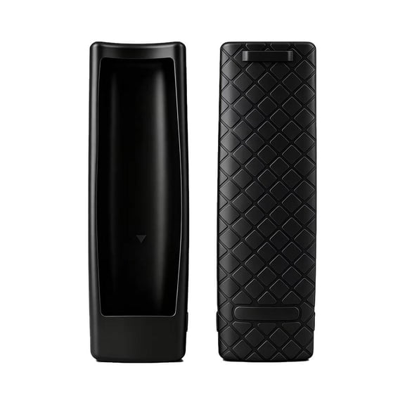 Silicone Remote Control Cover Glow in Dark 6.69x1.93x0.79 Inch, Anti-Slip Checkered Shockproof Protective Case for TV Remote Black Red Blue Luminous Green Purple White Precise Cutouts