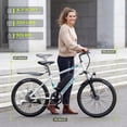 thumbnail image 7 of VIPDRIVE Electric Bike for Adults, 24'' 750W Peak Ebike, 48V 7.8AH Removable Battery，Up to 40 Miles 20MPH Electric Mountain Bike，Front Fork Suspension，UL2849, 7 of 7