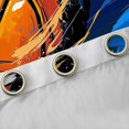 thumbnail image 4 of Erosebridal Abstract Basketball Curtains Pack of 2 (42x84 Each), Vibrant Sports Curtains Blackout for Boys and Girls, 4 of 6