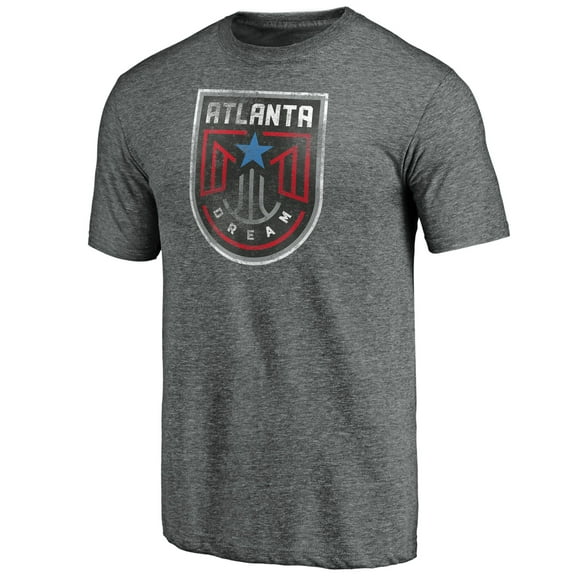 Men's Gray Atlanta Dream Distressed Team Tri-Blend T-Shirt