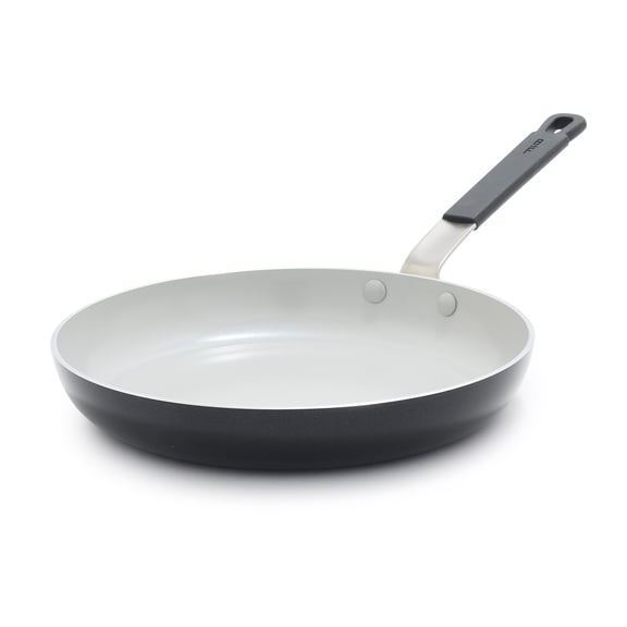 GreenPan Bobby Flay 10" Nonstick Fry Pan Skillet, Dishwasher Safe, Gray